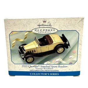 Hallmark Keepsake Ornament 1932 Chevrolet Standard Sports Roadster 1999 Vintage
